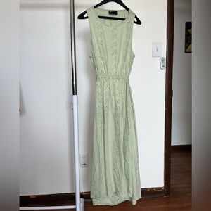 Asos Design Size Medium Green Maxi Dress